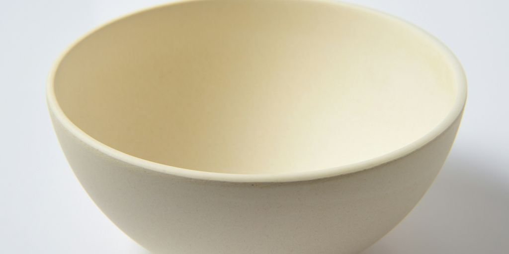 round white ceramic bowl